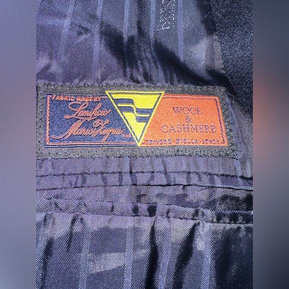 Bernini Italy Men's Overcoat Mario Bellucci Wool Cashmere Blend59 chest